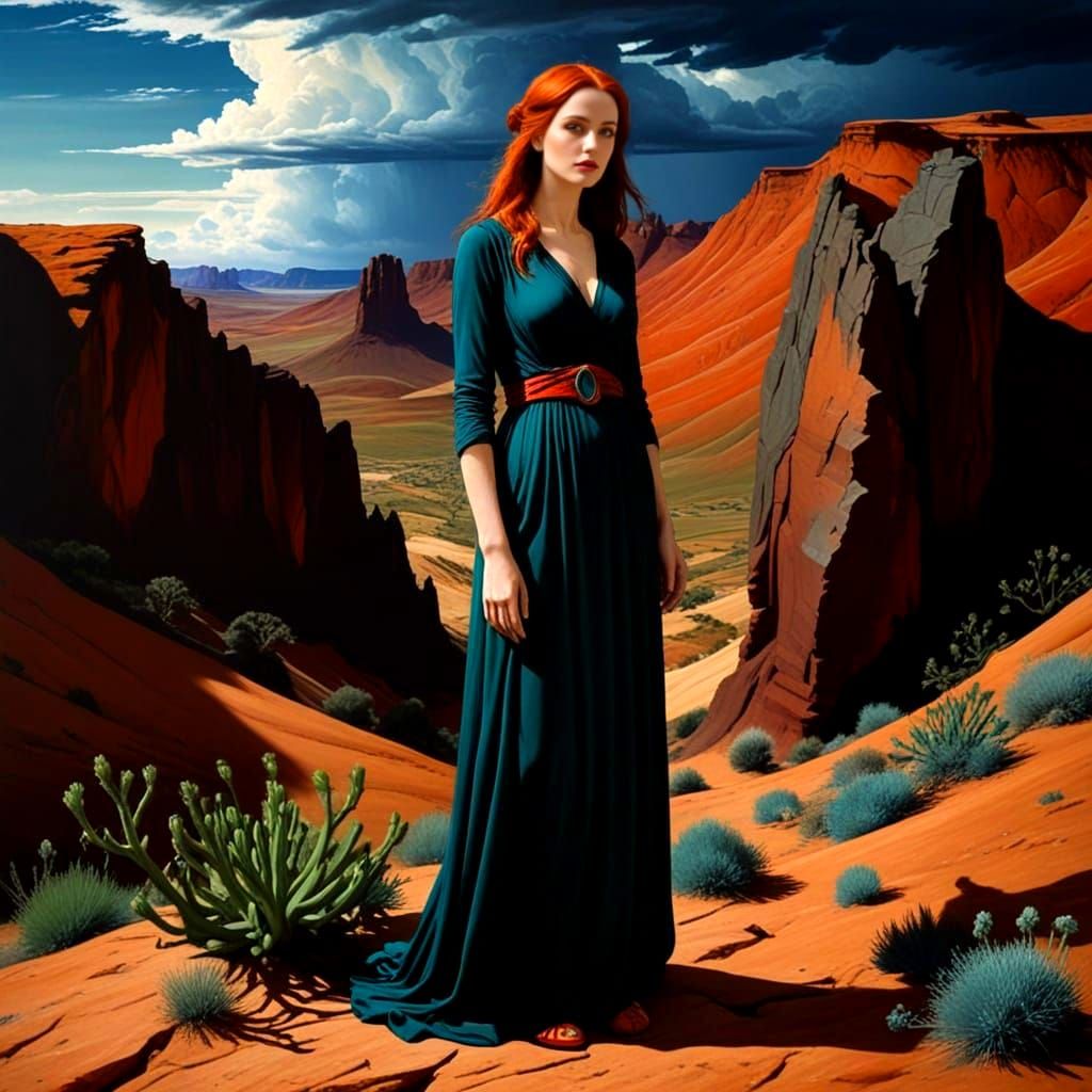 Surrealistic Beauty in Vibrant Colors