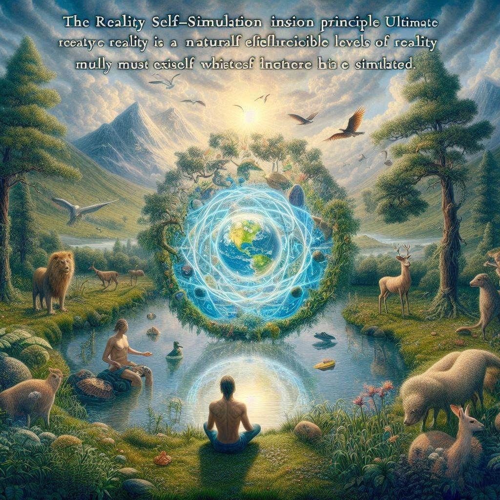 The Reality Self-Simulation Principle  ultimate reality is i...