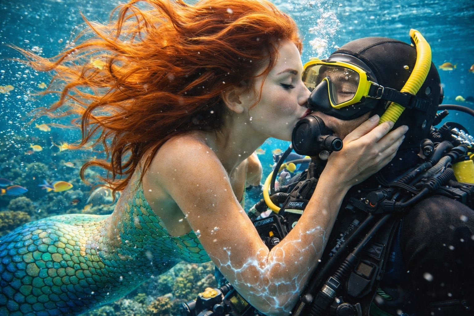 A Creative Practice I Want to Try : diving with a mermaid