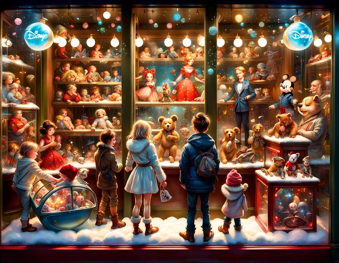 Toy Store Display  by @Grandgousier