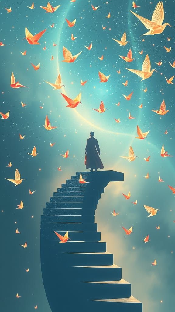 Stairway of Fractured Memories  by @Shadow