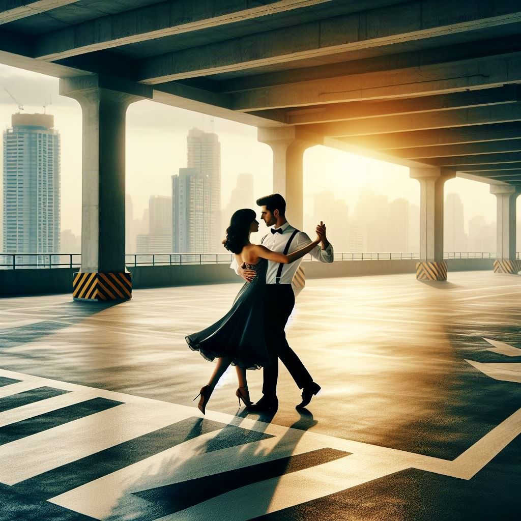 Dance me to the end of the parking lot (2)