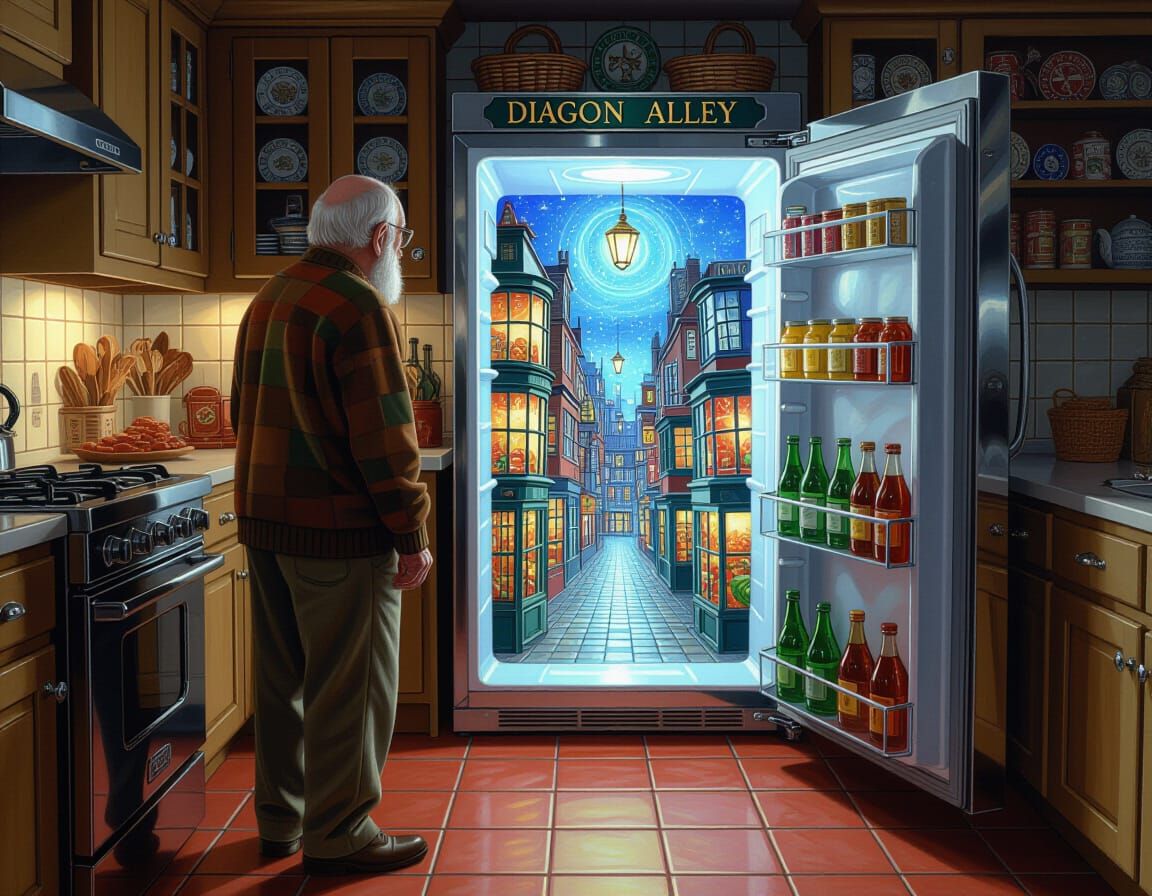 Fridge Portal  by @Toomi