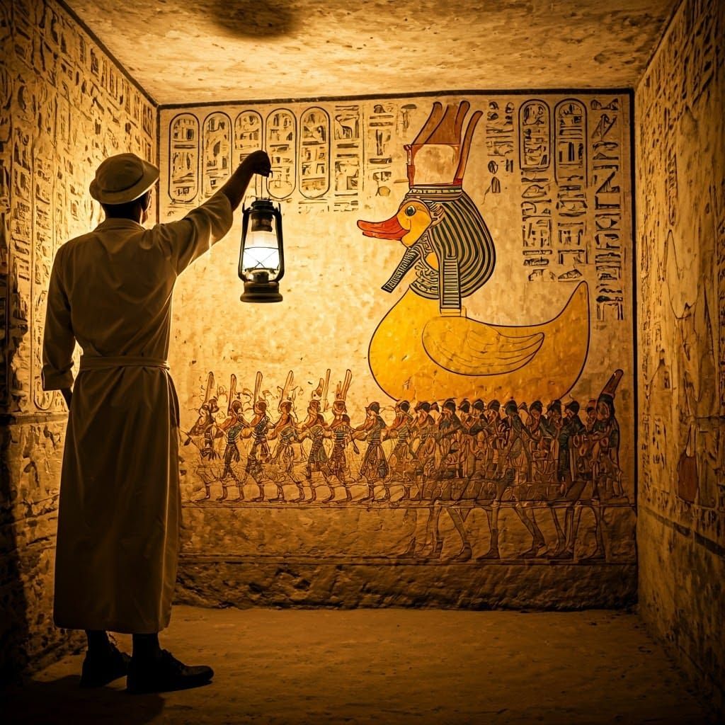 Quack Like an Egyptian  by @Yanciepants