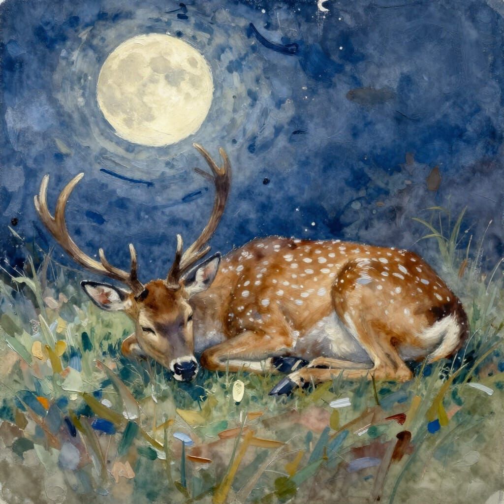 A Moonlit slumber!   by @Brittany Mitchell
