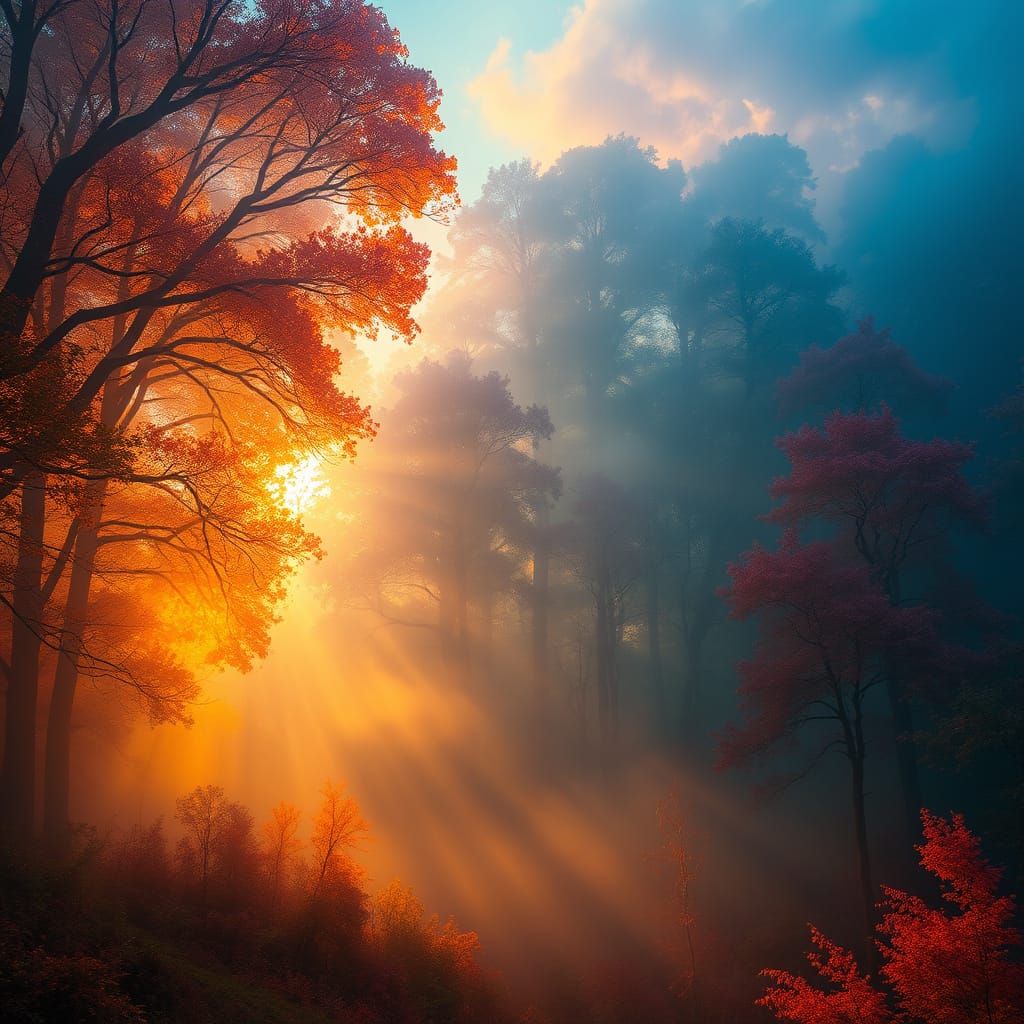 Foggy Forest  by @Tangled Serendipity