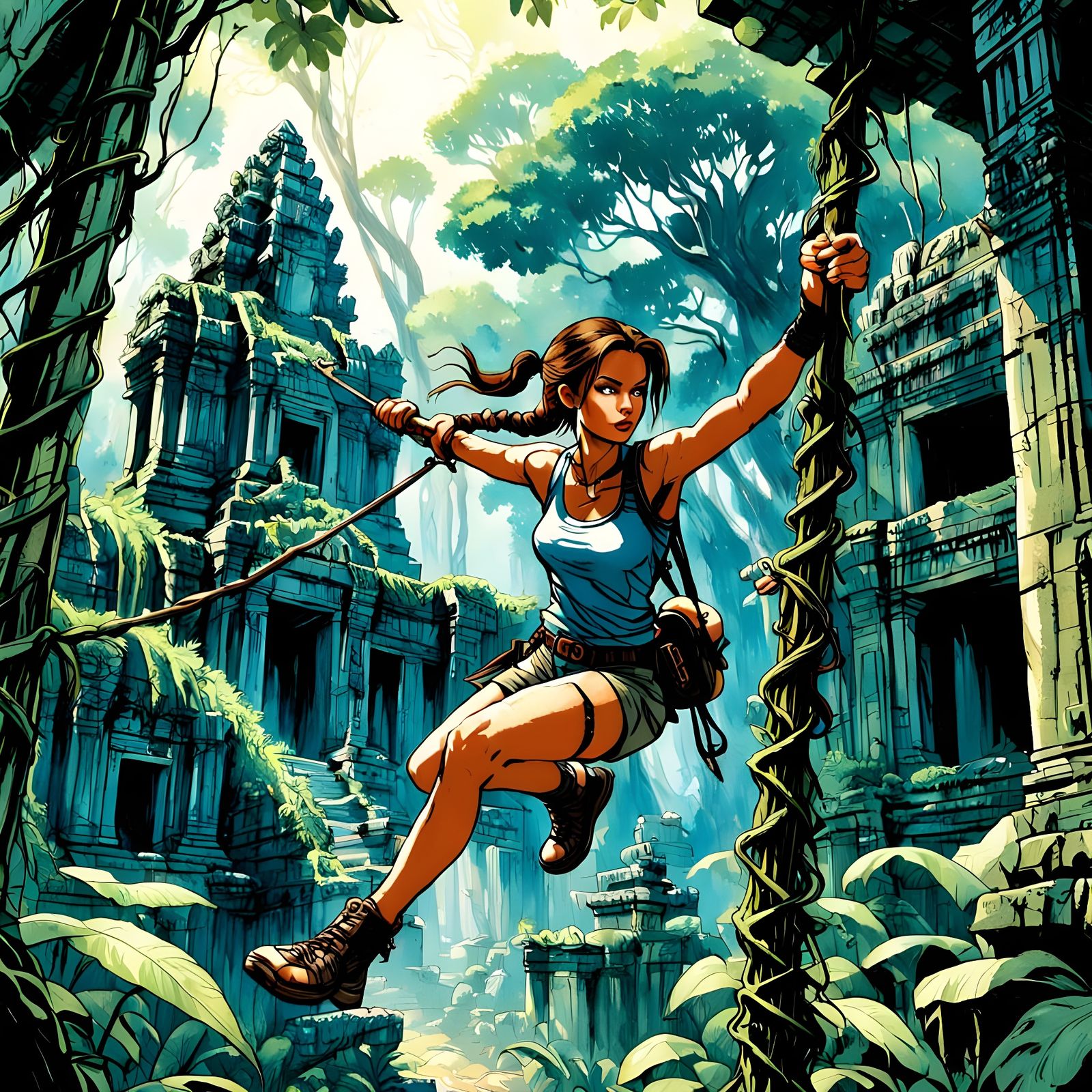 Lara Croft  by @BRW