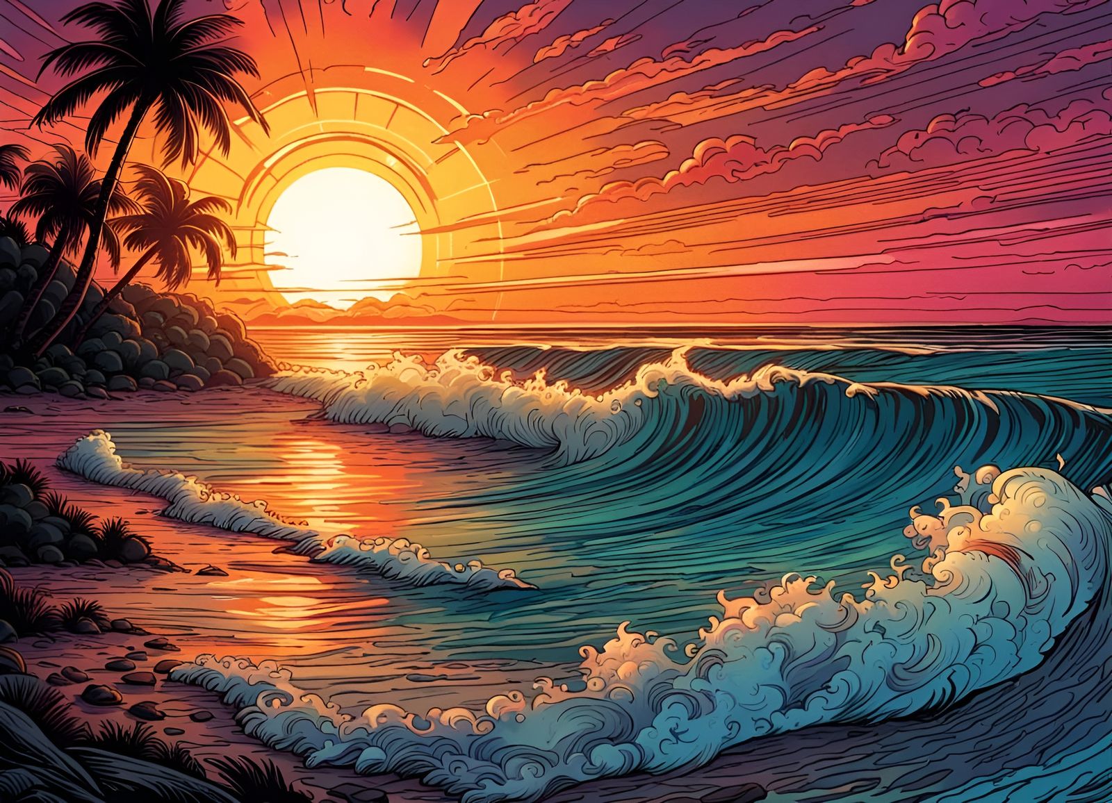 Ocean Chill  by @CatFriend