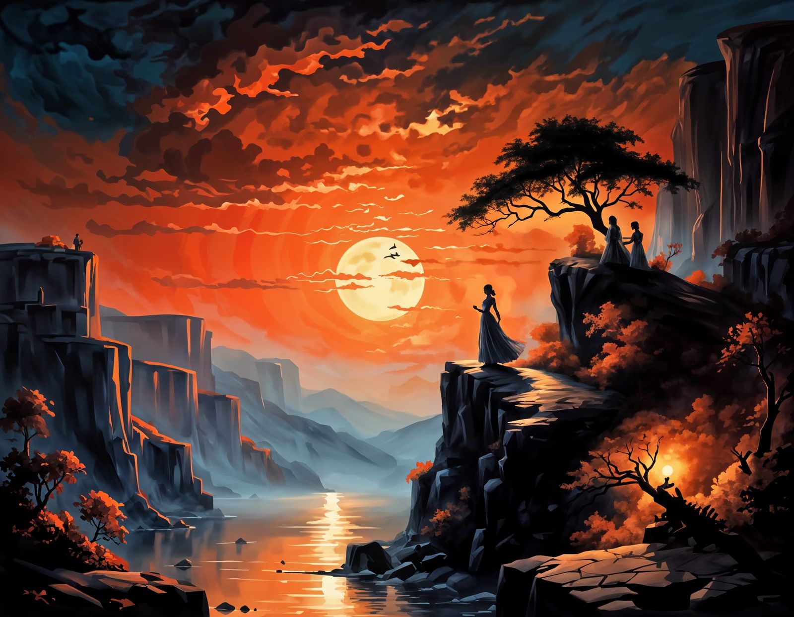 Sunset Conclave  by @Sweet Pixel Dreams