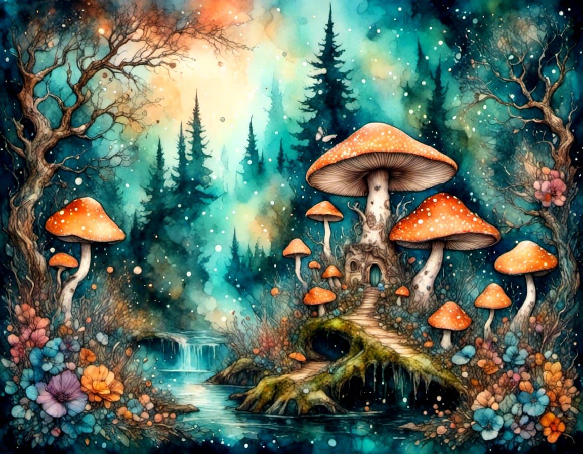 Mushroom 🍄 forest