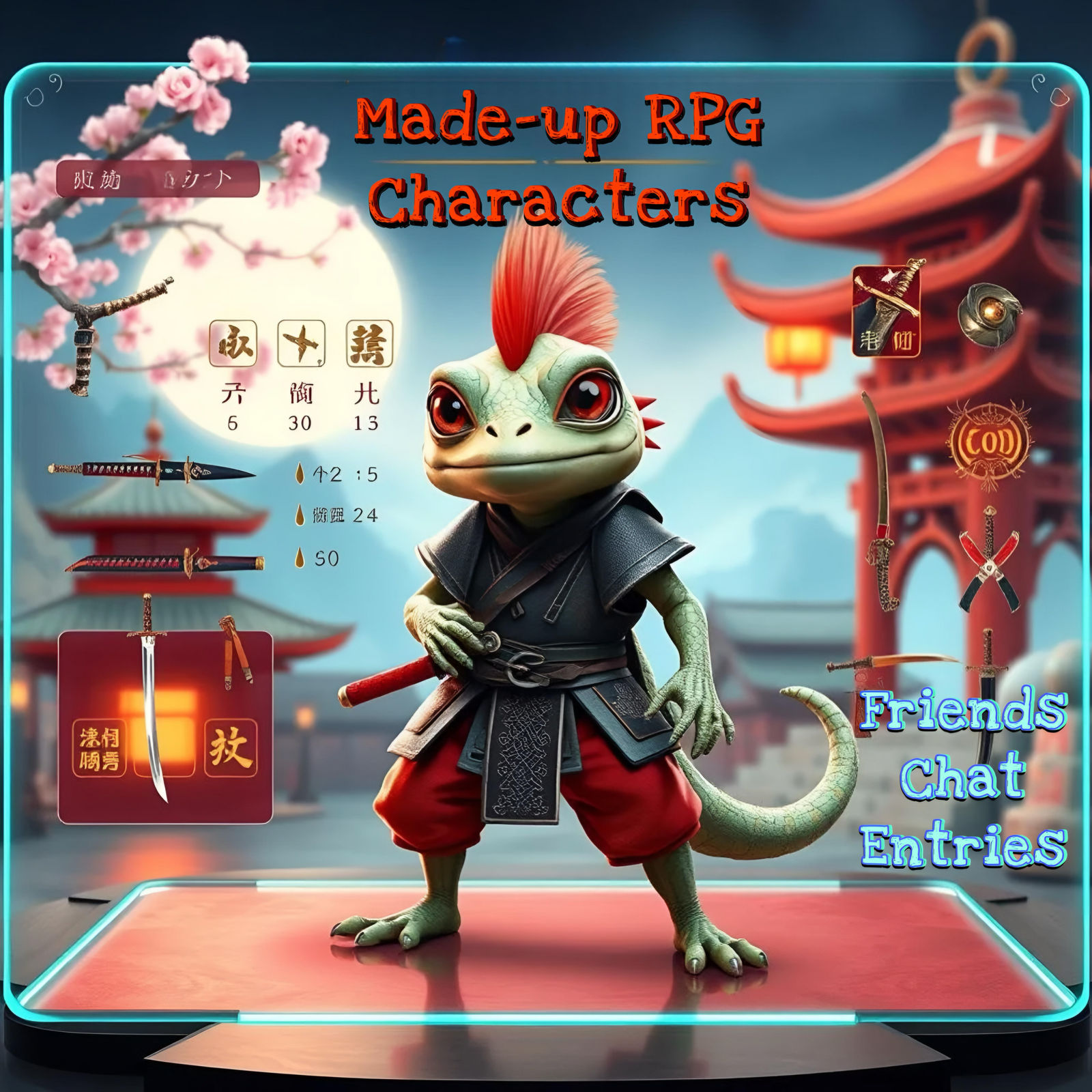 Friends Chat Entries - Made-up RPG Characters
Daily Challeng...