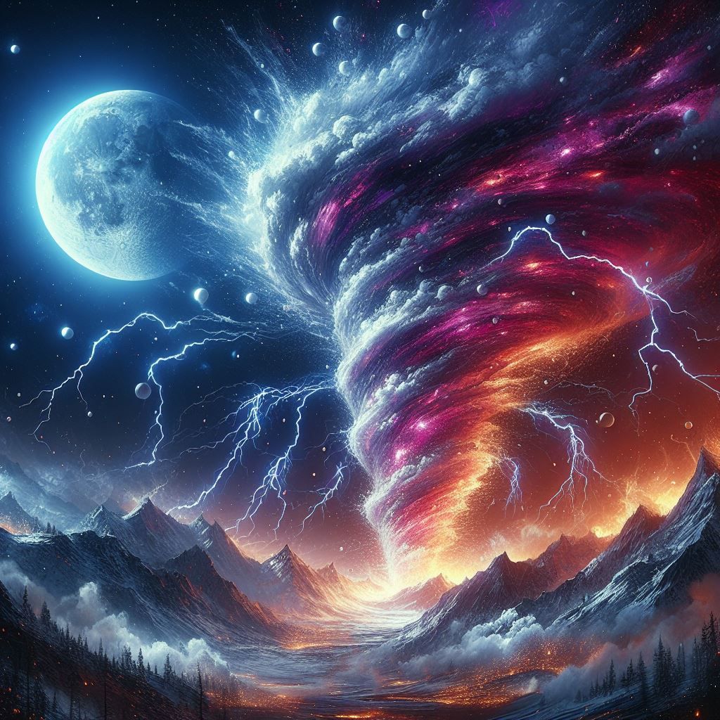 Lightning Snow Twister