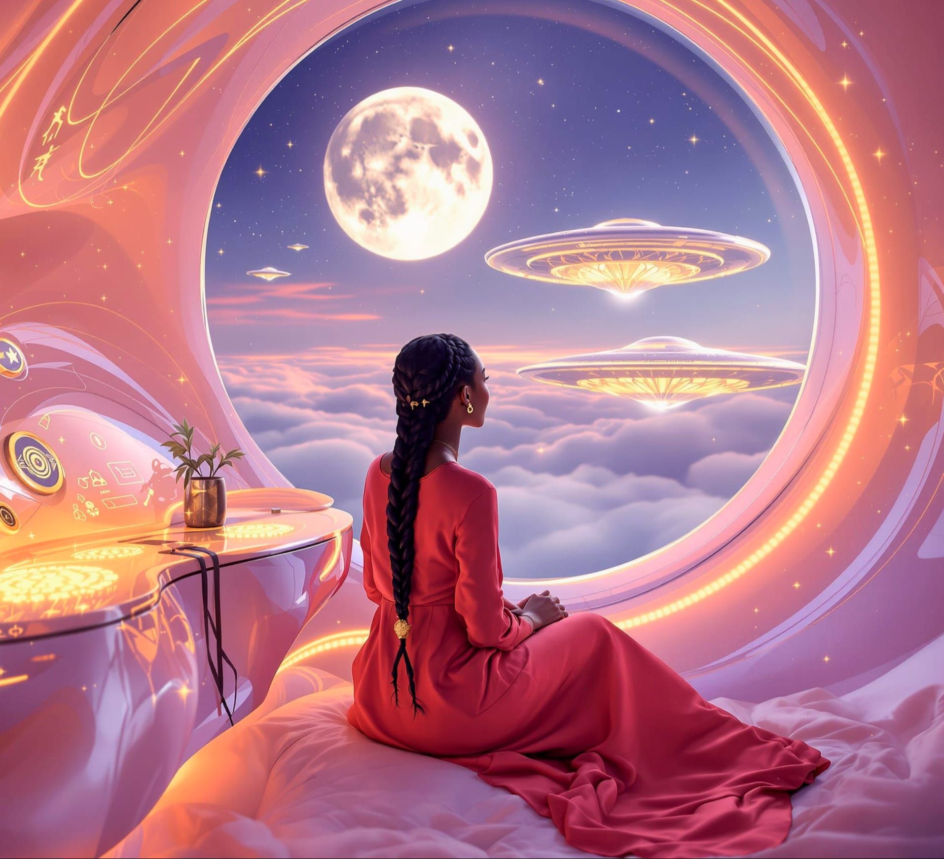 Kahlia's Evening Visit