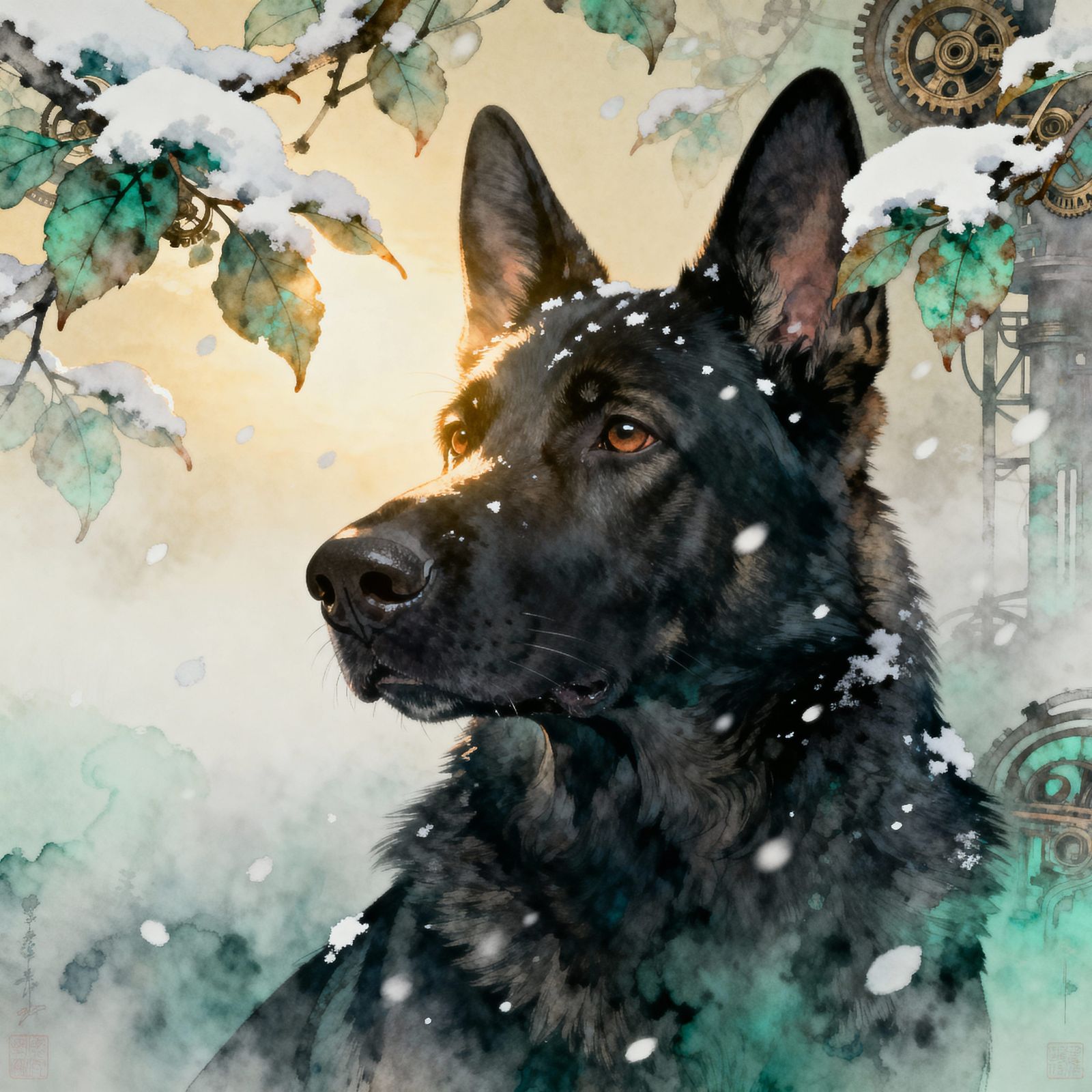 My dog “Karma”  by @Annie May Pixel Weaver