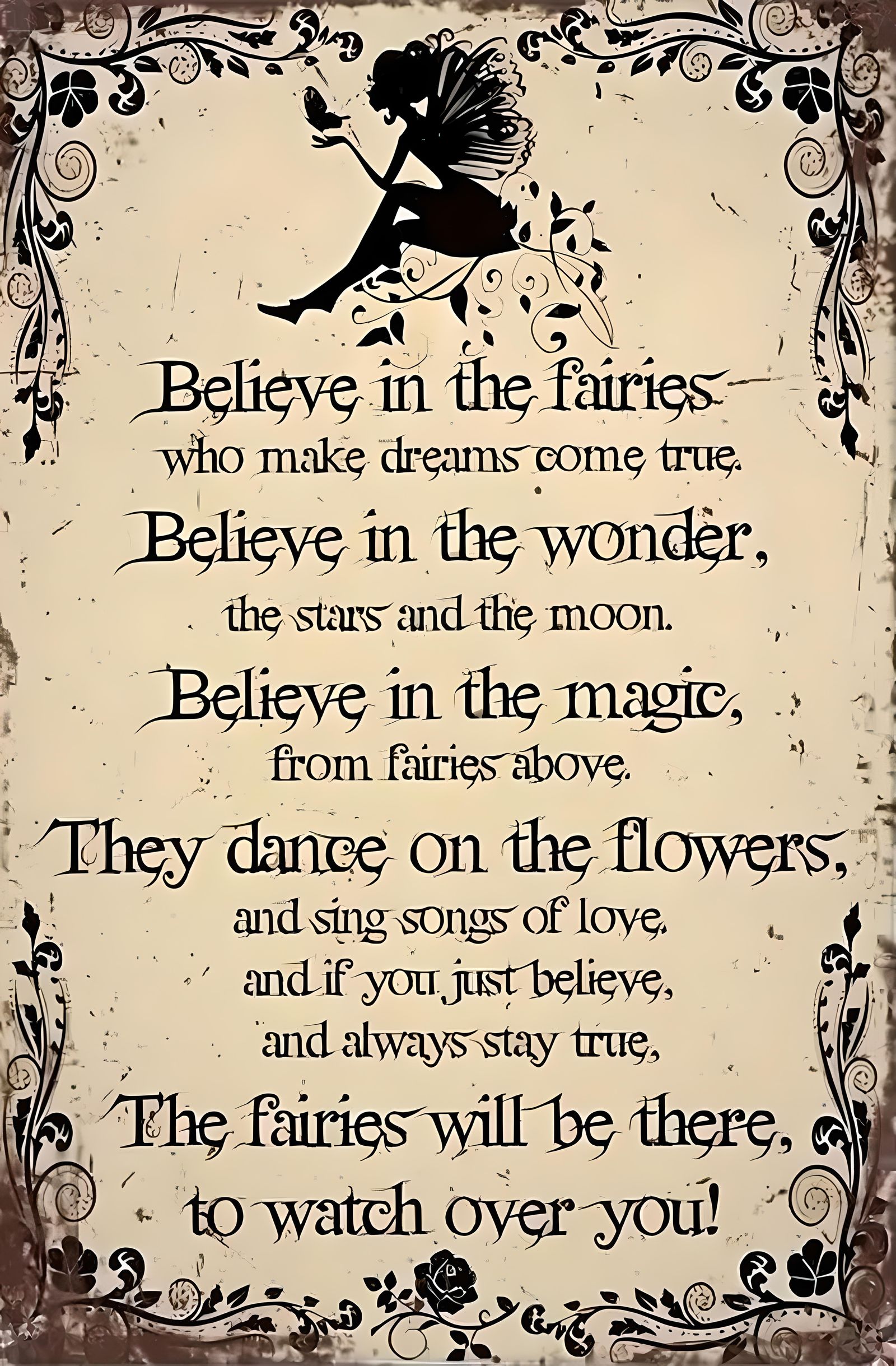 Believe in the fairies