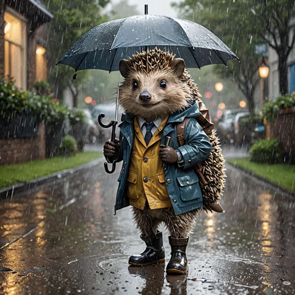 Rainy day  by @Crazy fish