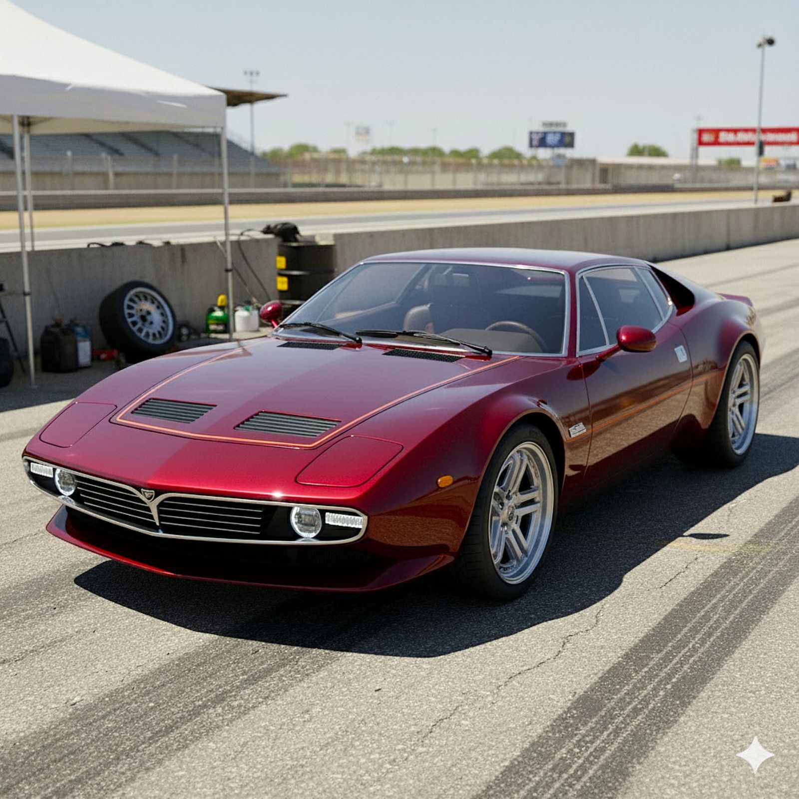 De Tomaso Retro-Mod design study