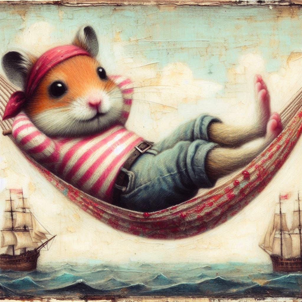 Relaxing 🐹🏴‍☠️💗