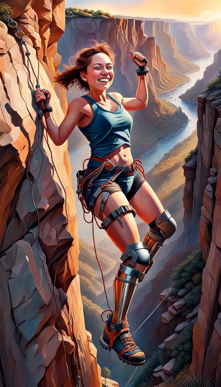 Prosthetic? No problem!  by @InkBeam