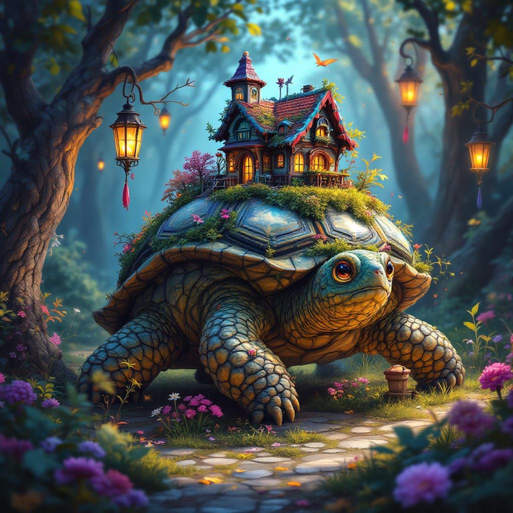 anthropomorphic tortoise