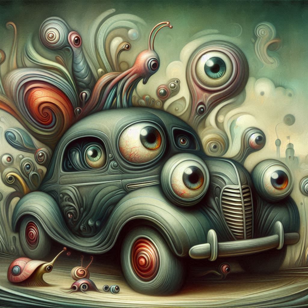 Distorted Whimsy Car