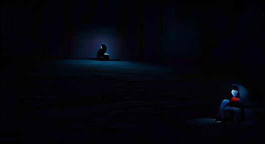 alone in the darkness