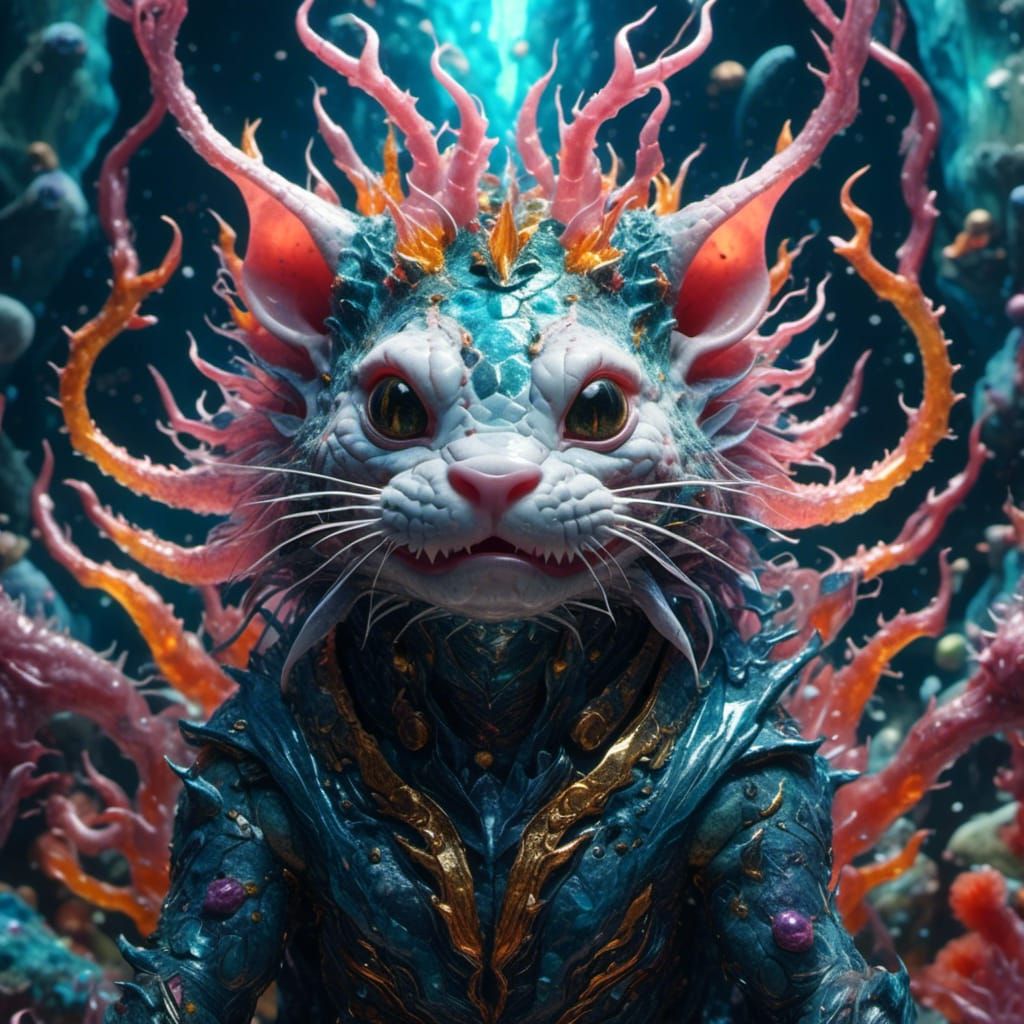 cosmic cat god <lora:Critter:1.0> 