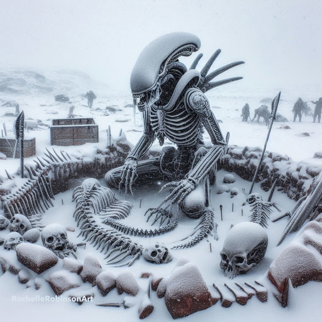 Xenomorph Dig Site - Antarctica