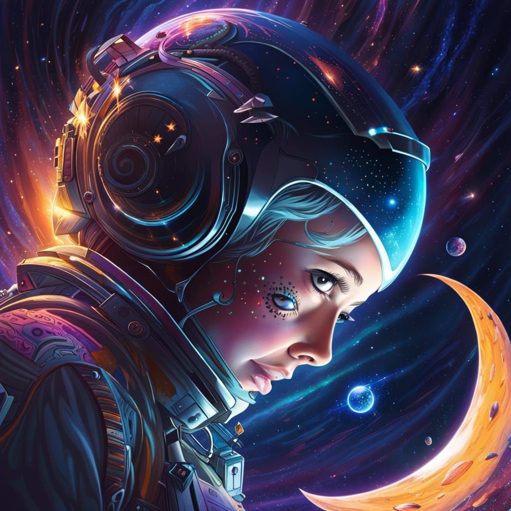 I am scared, here alone in outerspace...