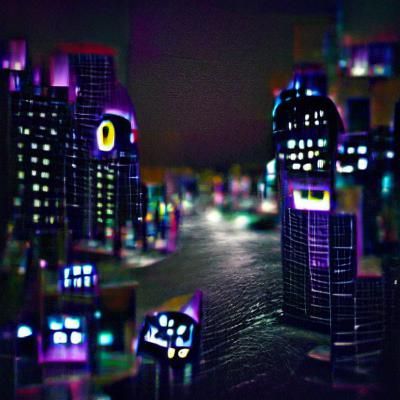 Void city midnight lights