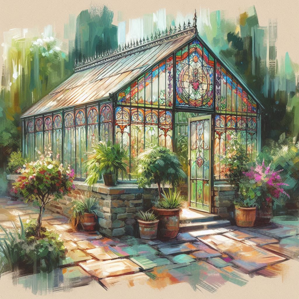 Stained Glass Greenhouse