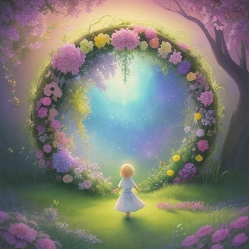 Whimsical Liliput Portal for Kids  by @MyChaoticCrayons