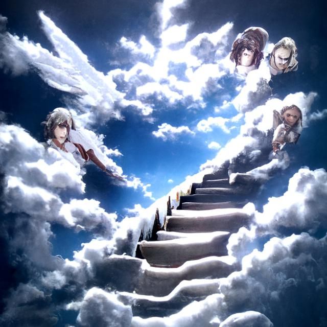 Stairway to heaven - AI Generated Artwork - NightCafe Creator