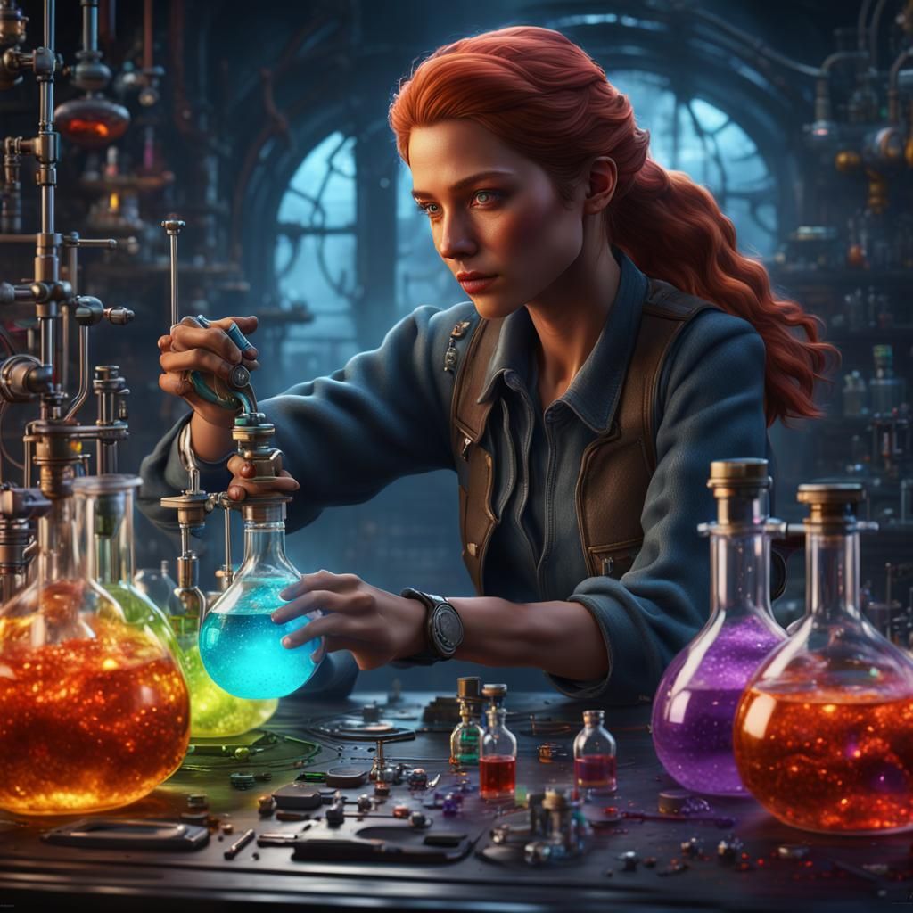 She blinded me with science 🧪