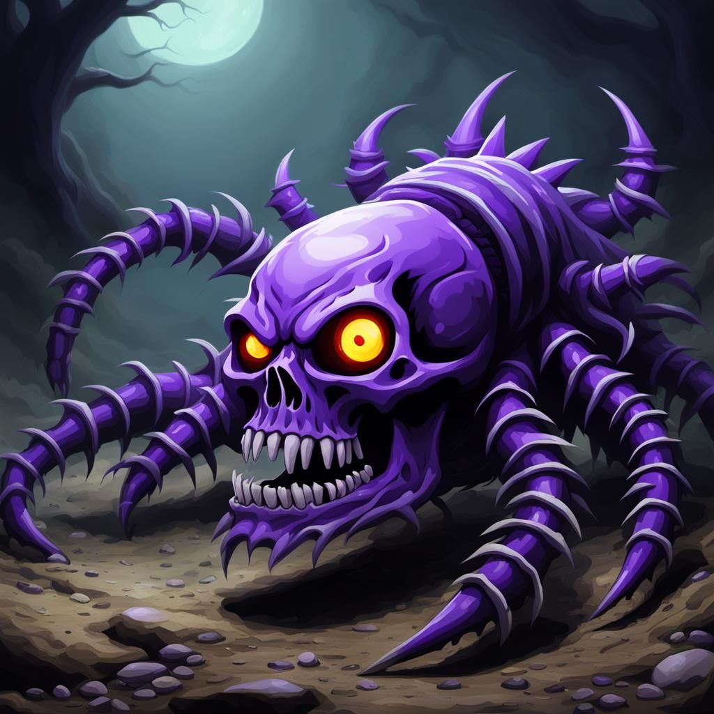 skull centipede haunter