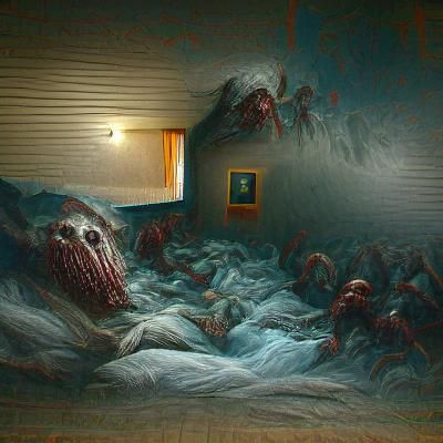 Creepy motel 8k photorealistic