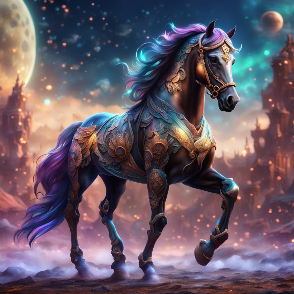 horse with Tattoos