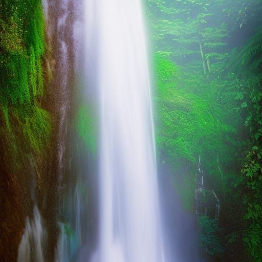aesthetic in waterfall