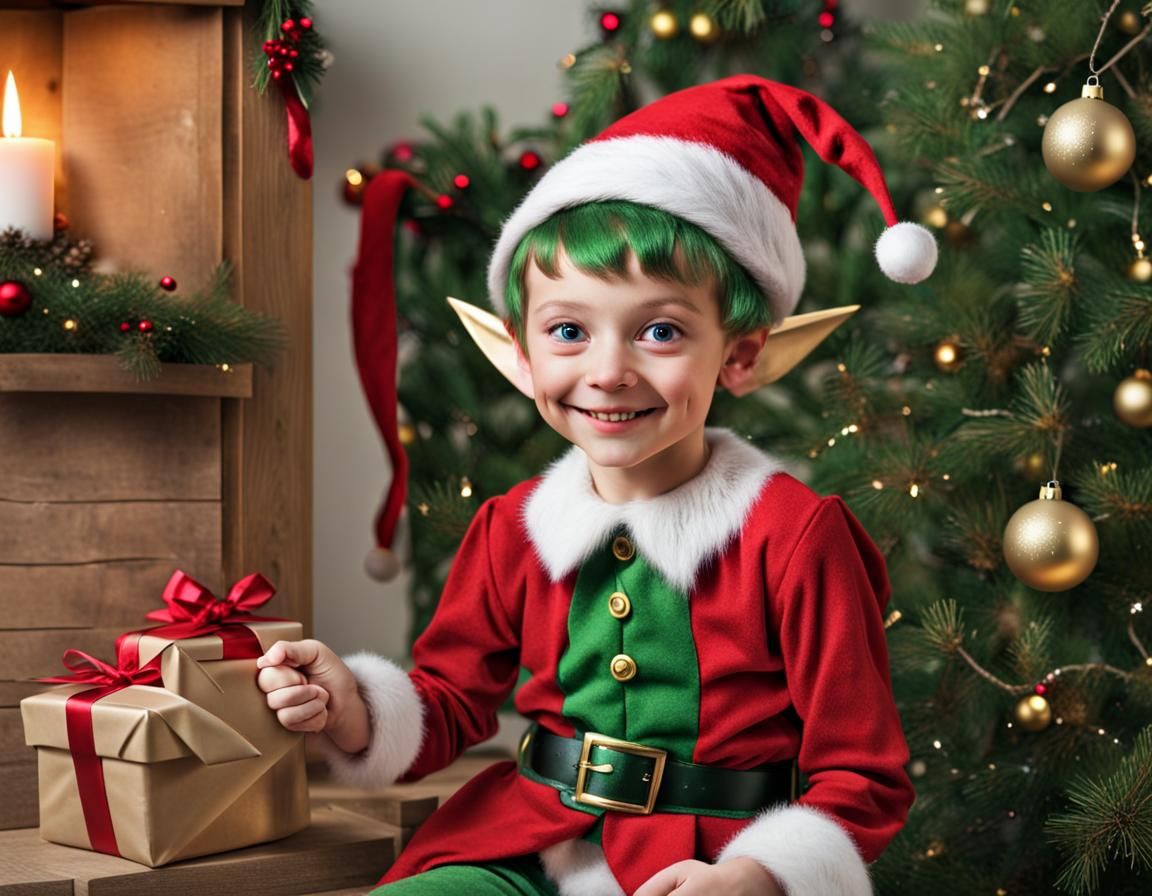 Christmas elf - AI Generated Artwork - NightCafe Creator