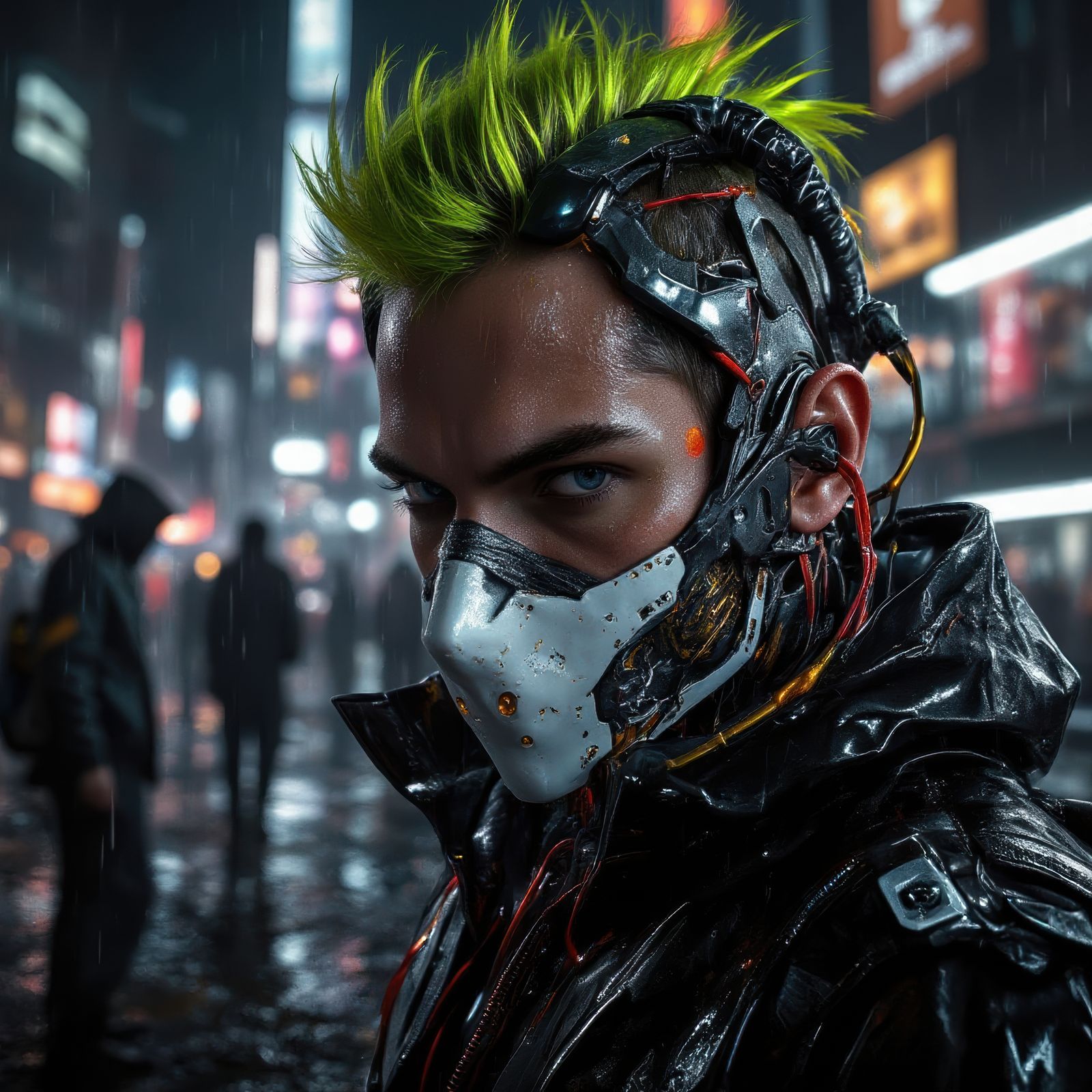 Neon Green Cyberpunk