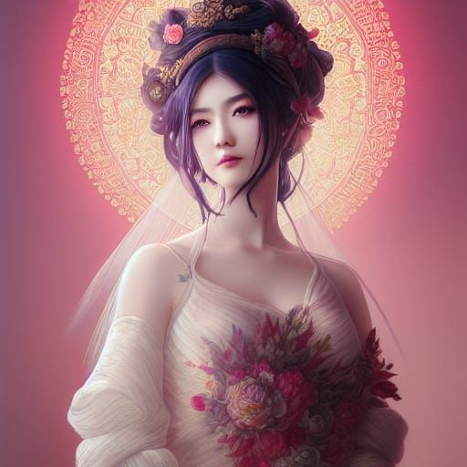 Qing dynasty style wedding dress undefined