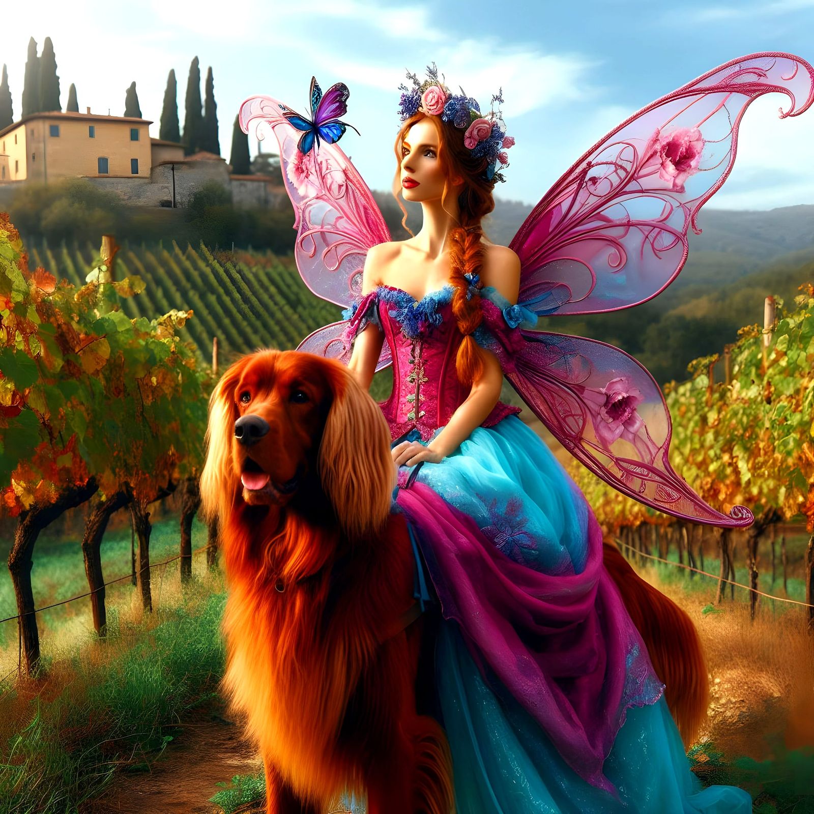 The Fairy and The Red Setter #2