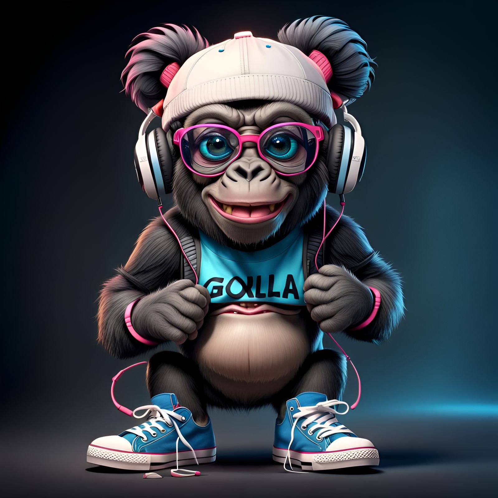 Funky Gorilla - AI Generated Artwork - NightCafe Creator