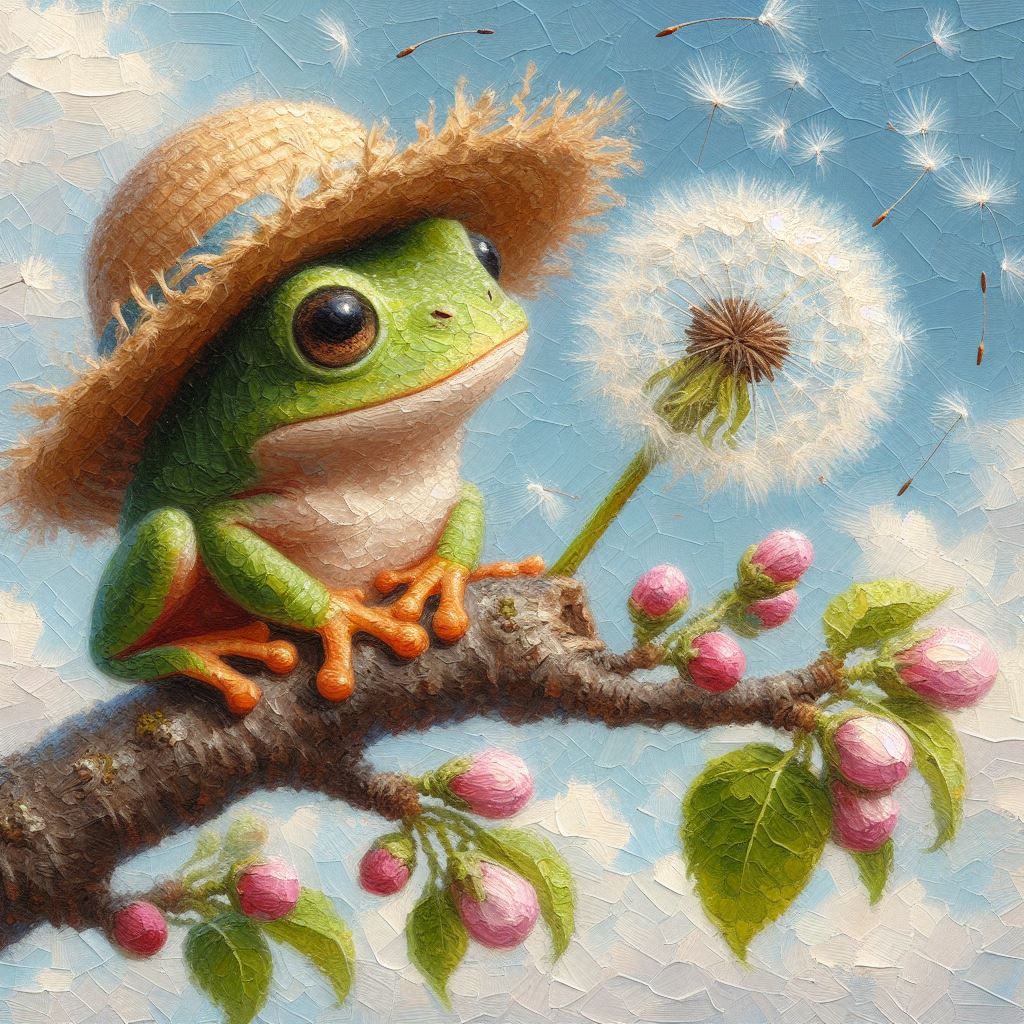 Dandelion Spring Frog