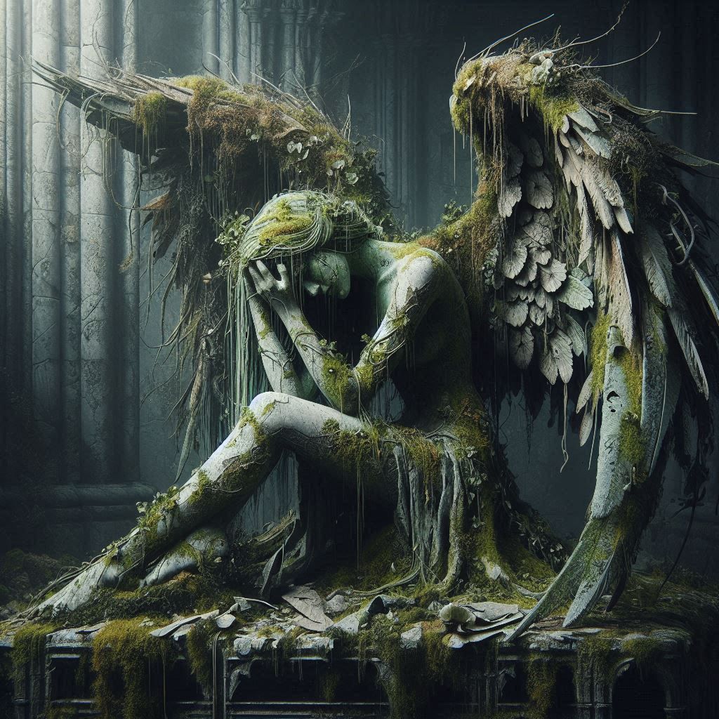 Mossworn Seraphim: A fairy lost in time