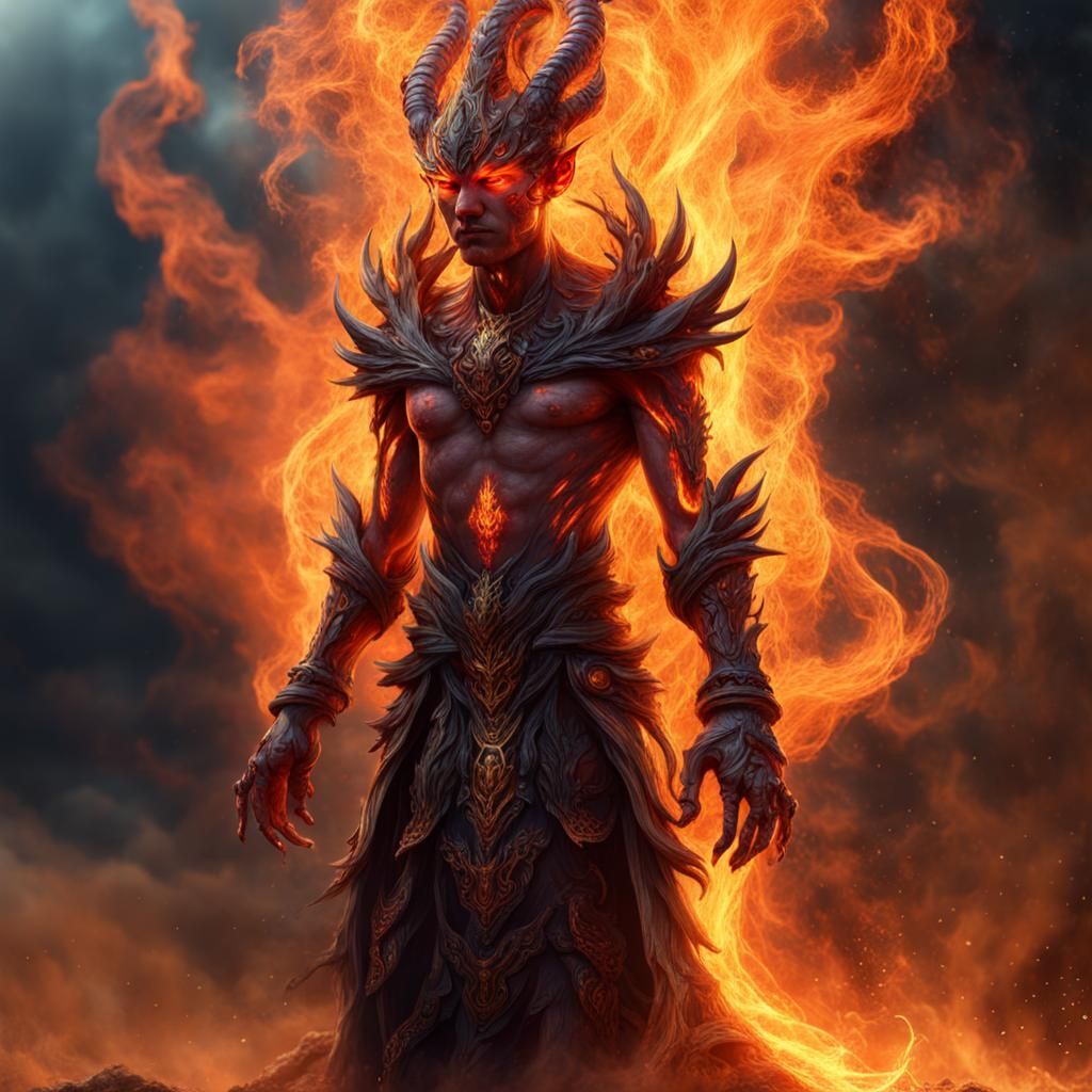 God of fire - AI Generated Artwork - NightCafe Creator