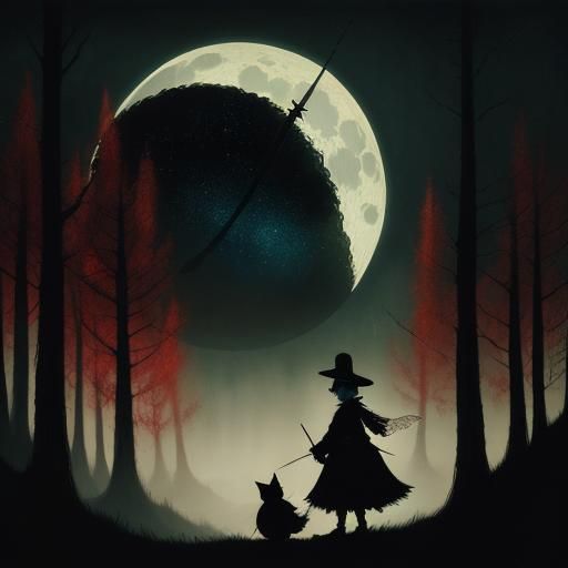 I am the shadow on the moon at night, filling your dreams to...