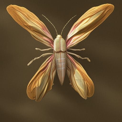 Moth but the wings are on the wrong side