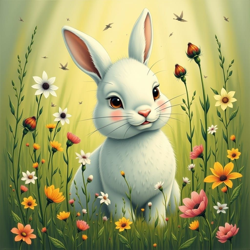  <lora:Deco Surreal:1.0> rabbit