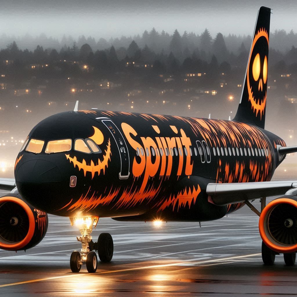 More Halloween-themed airliners